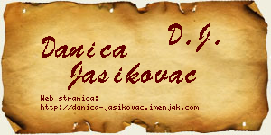 Danica Jasikovac vizit kartica